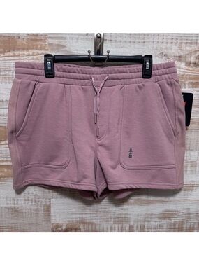 Bass Outdoor Women's Athletic Shorts in Color WoodRose. Size Large.